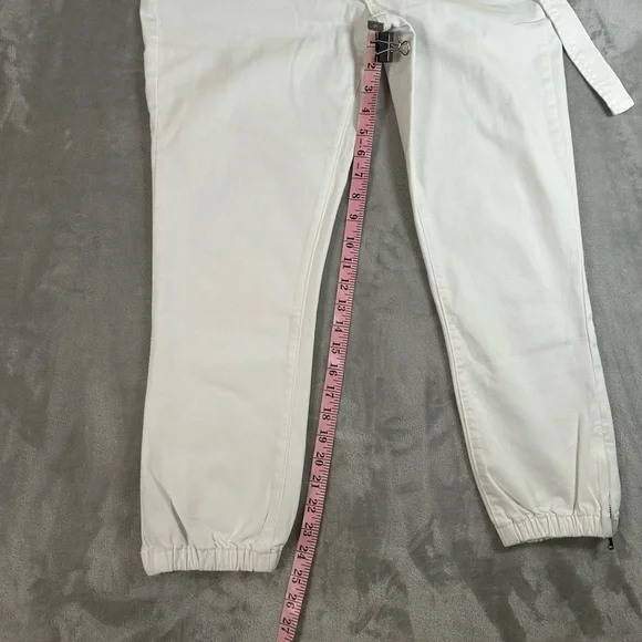 Paige mayslie white utility jogger pants - Picture 8 of 16